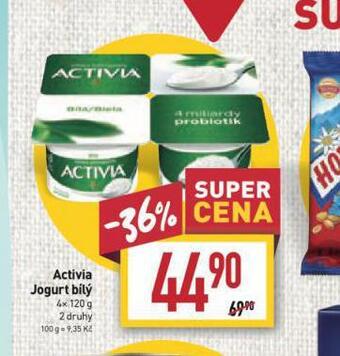 Billa Activia jogurt bílý nabídka