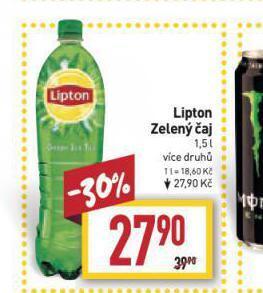 Billa Lipton zelený čaj nabídka