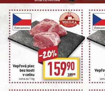 Billa Vepřová plec bez kosti nabídka