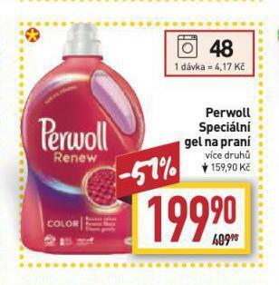 Billa Perwoll speciální gel na praní nabídka
