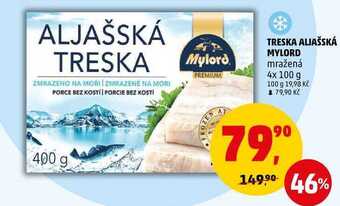 Penny Market Treska aljašská mylord, 4x 100 g nabídka