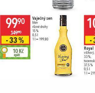 Globus Vaječný sen likér nabídka