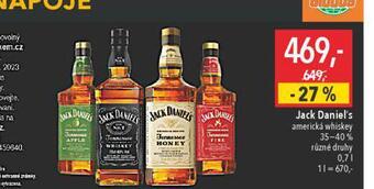 Globus Jack daniel´s americká whiskey nabídka