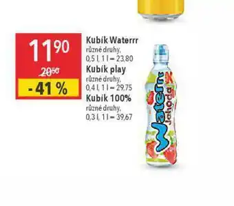 Globus Kubík waterrr, play nabídka