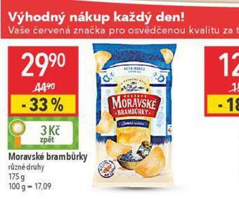 Globus Moravské brambůrky nabídka