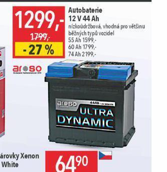Globus Autobaterie 44 ah nabídka