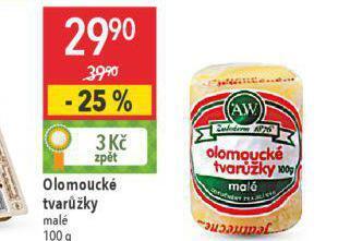 Globus Olomoucké tvarůžky nabídka