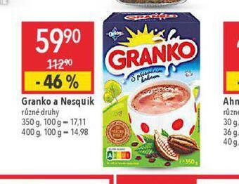 Globus Granko a nesquik nabídka