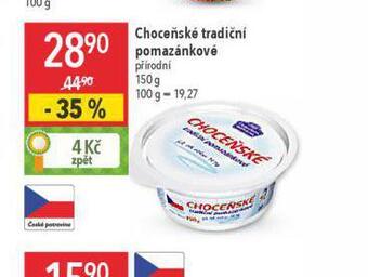 Globus Choceňské tradiční pomazánkové nabídka