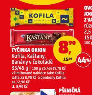 Penny Market Banány v čokoládě nabídka