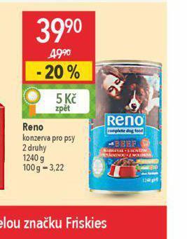 Globus Reno konzerva pro psy nabídka
