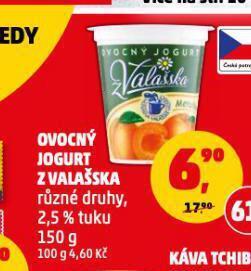 Penny Market Ovocný jogurt z valašska nabídka