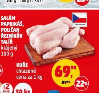 Penny Market Kuře nabídka