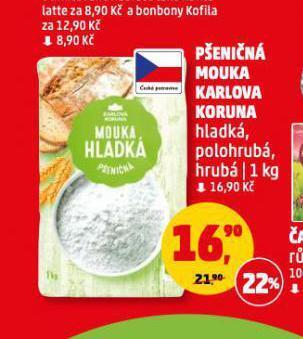 Penny Market Pšeničná mouka nabídka