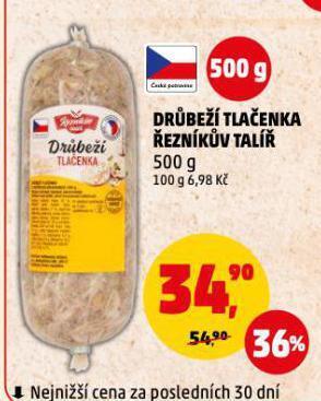 Penny Market Drůbeží tlačenka nabídka
