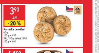 Globus Kaiserka cereální nabídka