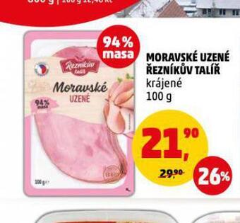 Penny Market Moravské uzené nabídka