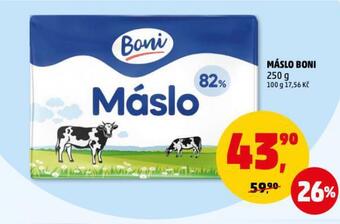 Penny Market Máslo boni nabídka