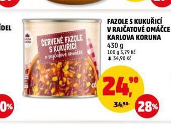 Penny Market Fazole s kukuřicí v rajčatové omáčce nabídka