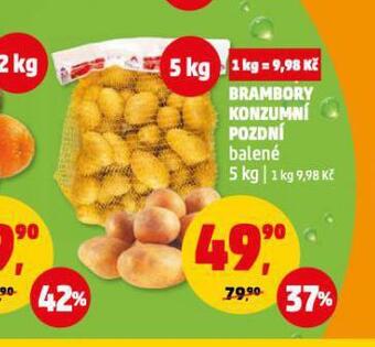 Penny Market Brambory konzumní pozdní nabídka