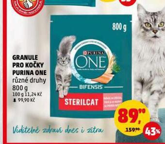 Penny Market Purina one granule pro kočky nabídka