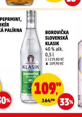 Penny Market Borovička slovenská nabídka