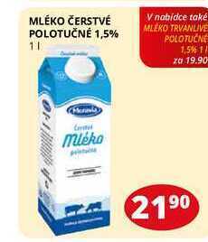 Flop Mléko čerstvé polotučné 1,5% 1l nabídka