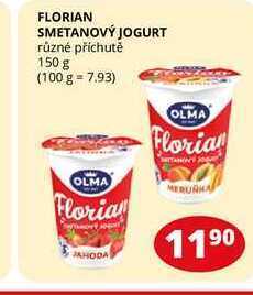 Flop Florian smetanový jogurt různé příchutě 150 g nabídka