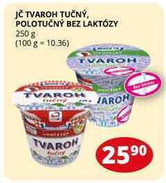 Flop Jč tvaroh tučný, polotučný bez laktózy 250 g nabídka