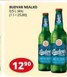 Flop Budvar nealko 0,5l nabídka