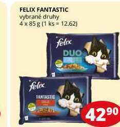 Flop Felix fantastic vybrané druhy 4 x 85 g nabídka