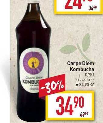 Billa Carpe diem kombucha 0,75l nabídka