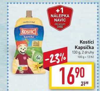 Billa Kostici kapsička 130 g nabídka