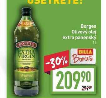 Billa Borges olivový olej extra panenský 1l nabídka