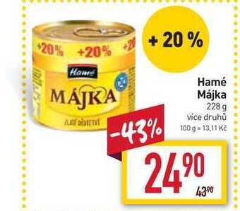 Billa Hamé májka 228 g nabídka