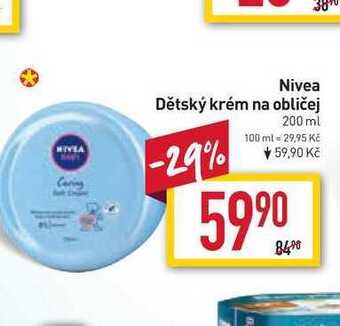 Billa Nivea dětský krém na obličej 200 ml nabídka