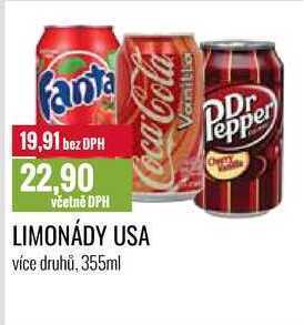 Ratio Limonády usa 355ml nabídka