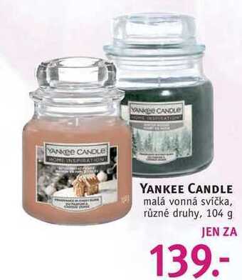 Rossmann Yankee candle malá vonná svíčka, 104 g nabídka