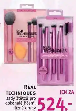 Rossmann Real techniques sady štětců nabídka