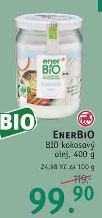 Rossmann Enerbio bio kokosový olej, 400 g nabídka