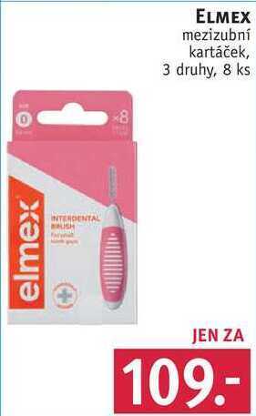 Rossmann Elmex mezizubní kartáček, 8 ks nabídka