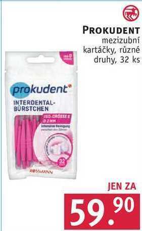 Rossmann Prokudent mezizubní kartáčky, 32 ks nabídka