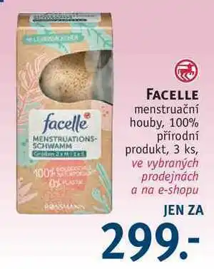 Rossmann Facelle menstruační houby, 3 ks nabídka