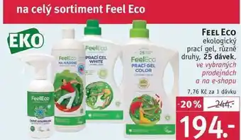 Rossmann Feel eco ekologický prací gel, 25 dávek nabídka