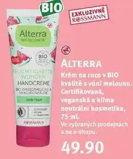 Rossmann Alterra krém na ruce, 75 ml nabídka