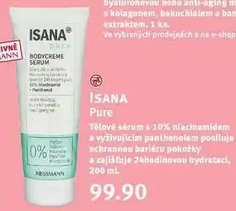 Rossmann Isana pure télové sérum, 200 ml nabídka