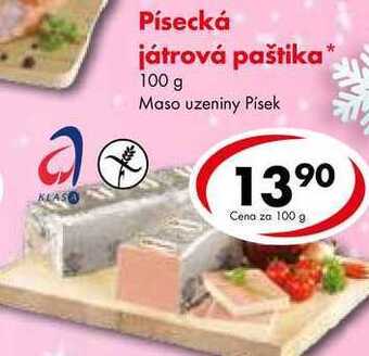 CBA Písecká játrová paštika, 100 g nabídka