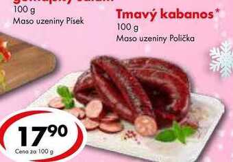 CBA Tmavý kabanos, 100 g nabídka