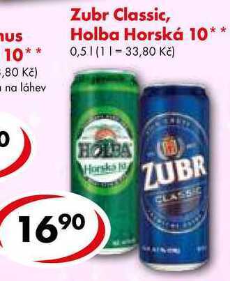 CBA Zubr classic, 0,5 l nabídka