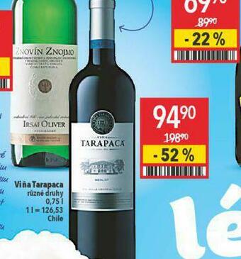 Globus Vina tarapaca nabídka